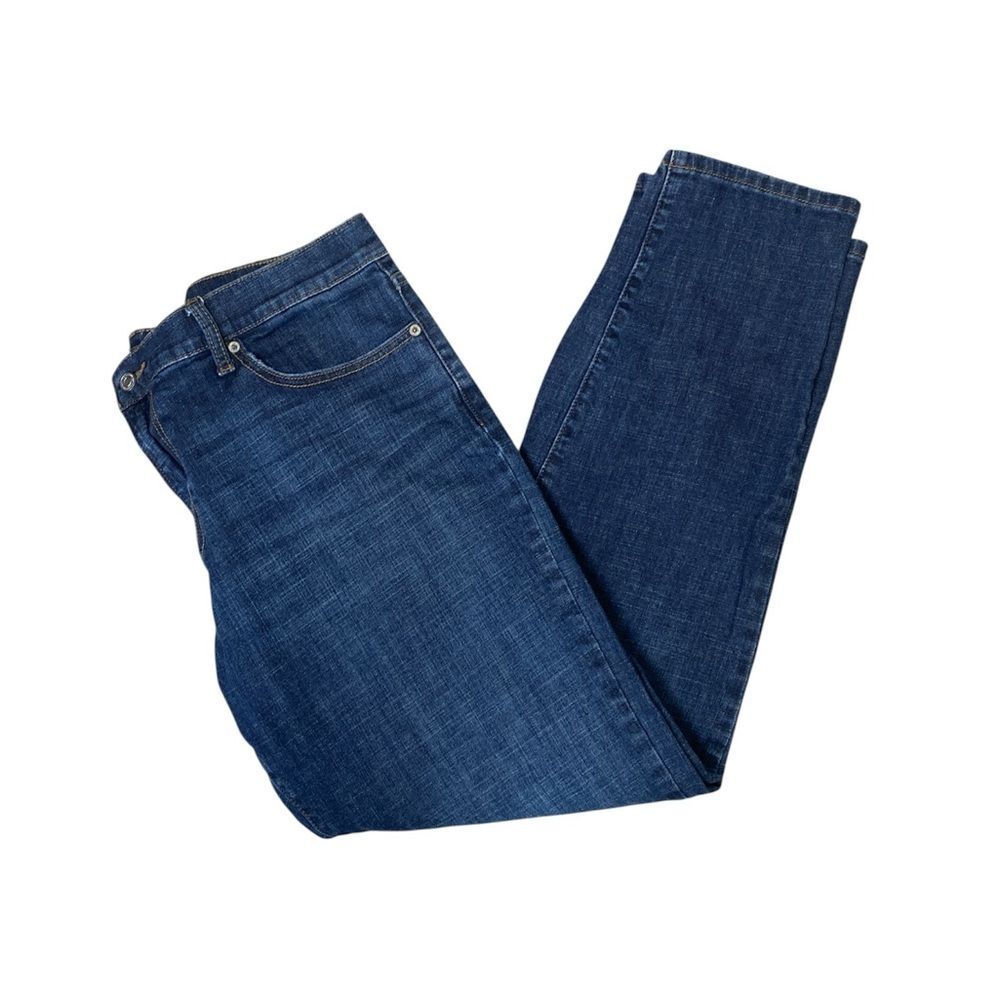 Lucky Brand 221 Straight Leg Jeans Mens 40x32 Dark Wash Classic Denim Mid Rise